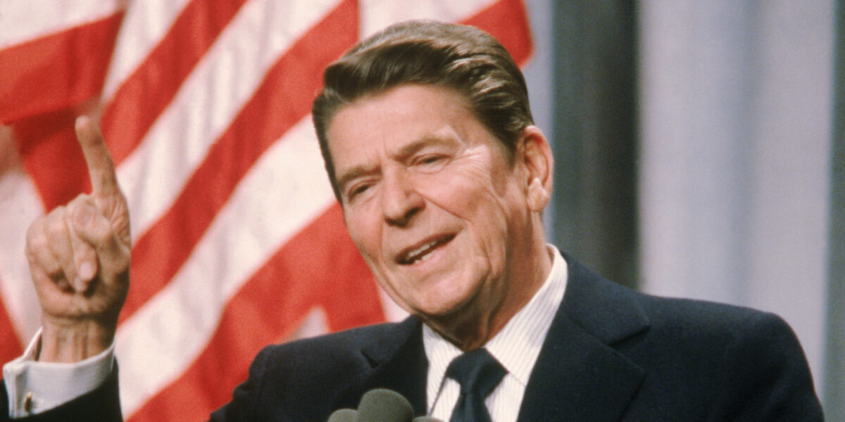 March 23, 1983, U.S. President Ronald Reagan announced SDI.