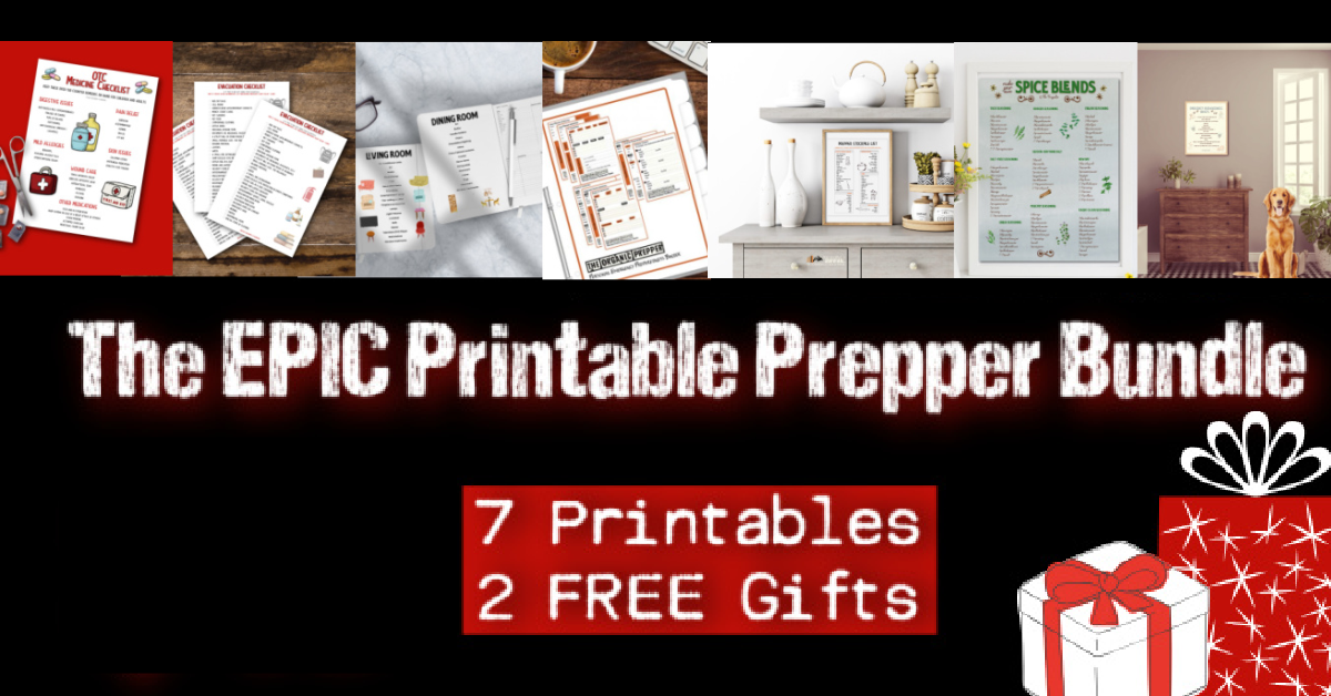 The OP Spring FUNDRAISER: Get the EPIC Prepper Printable Bundle