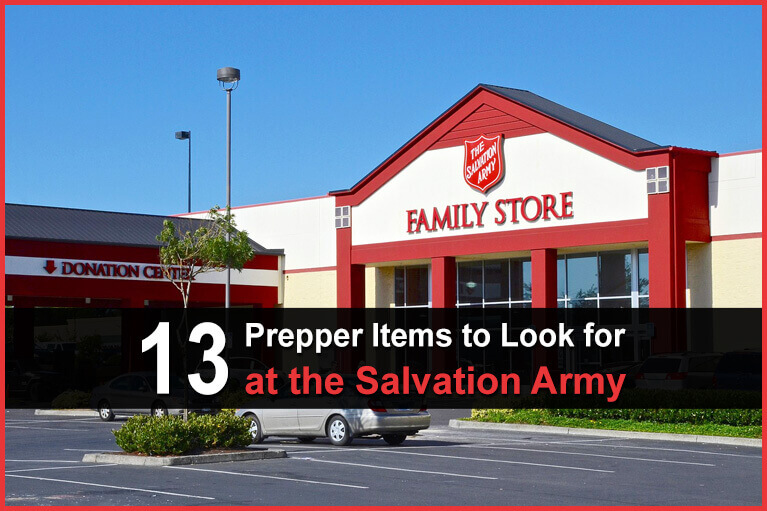 13 Prepper Items to Look for at the Salvation Army