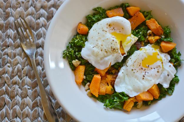From Farm To Table, Now vs. Then | Make A Delicious Kale, Butternut Squash, and Poached Egg Meal | Homesteading Simple Self Sufficient Off-The-Grid