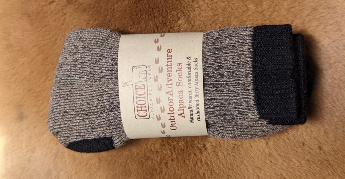Review: Purely Alpaca Outdoor Adventure Socks, by Thomas Christianson