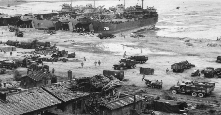 September 15h, 1950, troops landed at Inch’ŏn, South Korea.